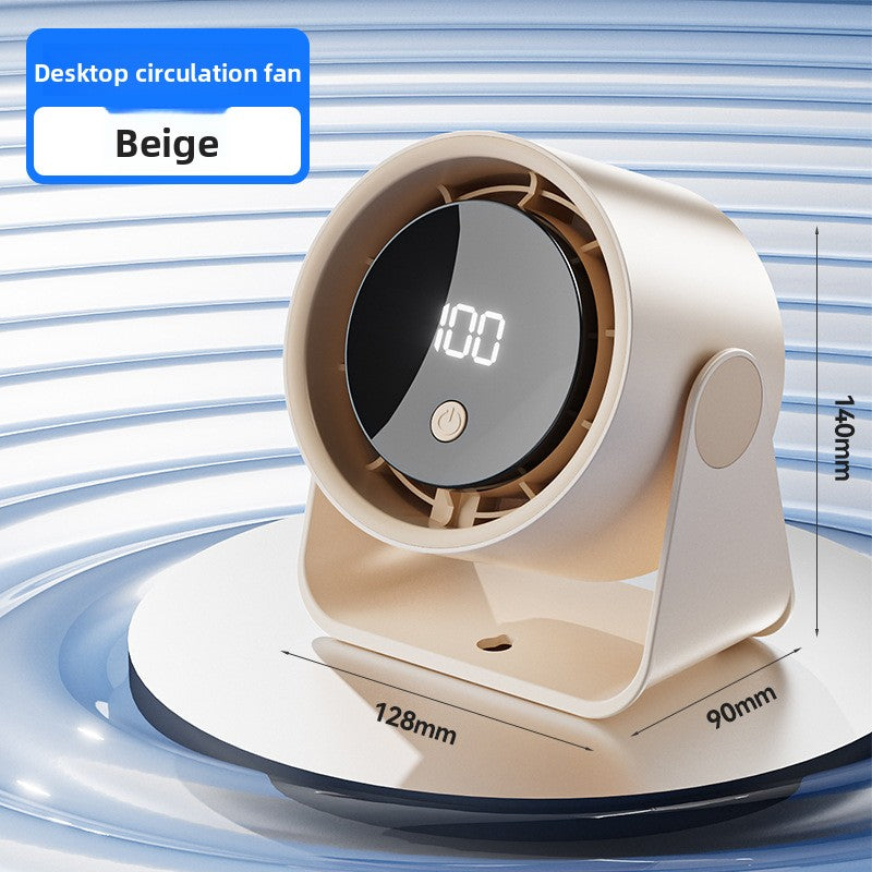 USB Rechargeable Desk Fan with Adjustable Speeds