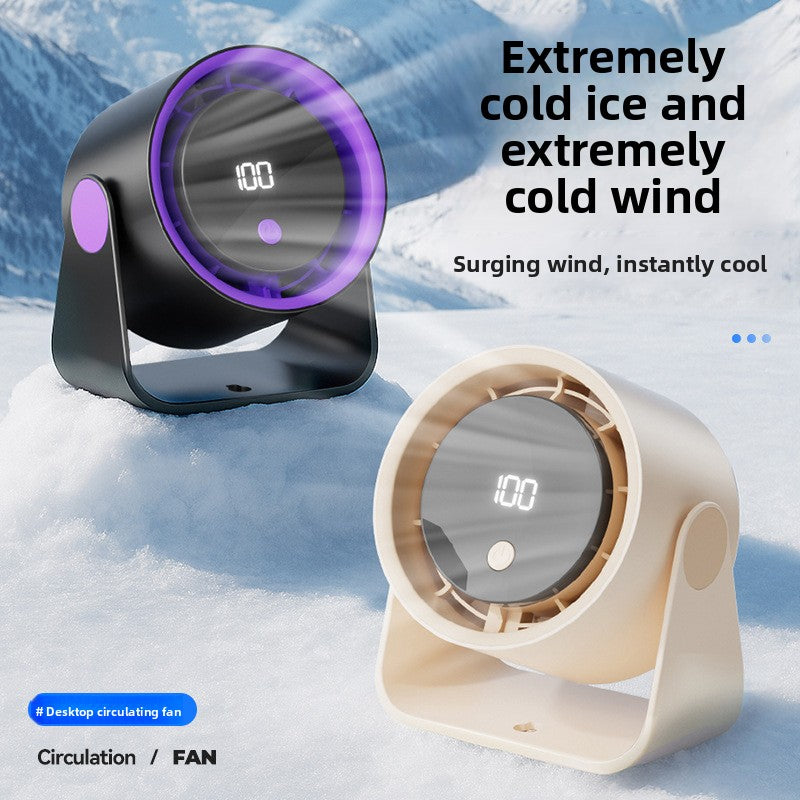 USB Rechargeable Desk Fan with Adjustable Speeds