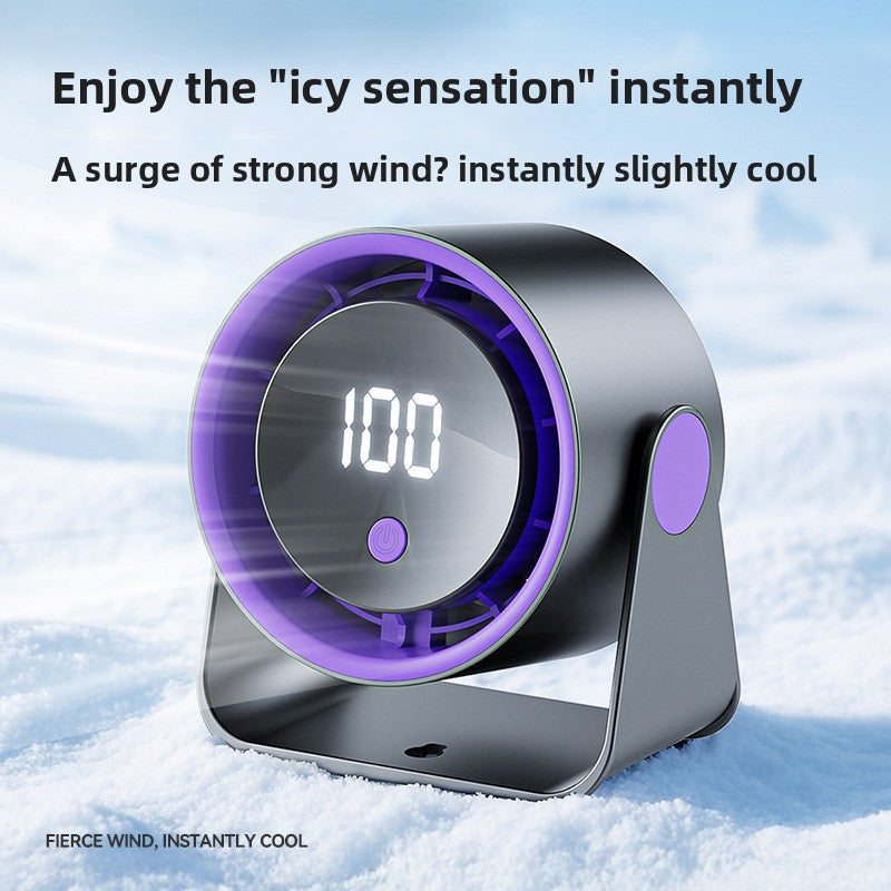 USB Rechargeable Desk Fan with Adjustable Speeds